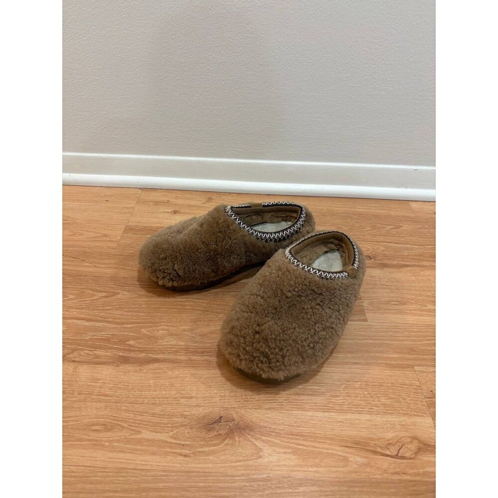 UGG Australia Toddler Tasman Maxi Curly (Chestnut) Shoes Slippers - Picture 4 of 5